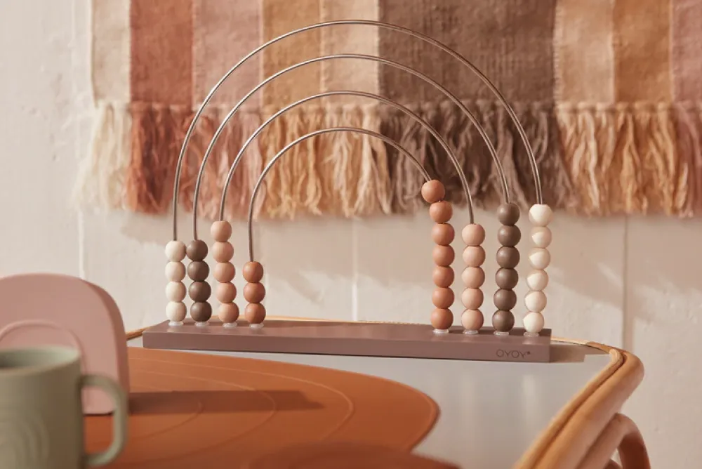 abacus_rainbow_dark__oyoy_2.webp Kids OYOY Mini Wooden Toys>Abacus Rainbow, Dark –
