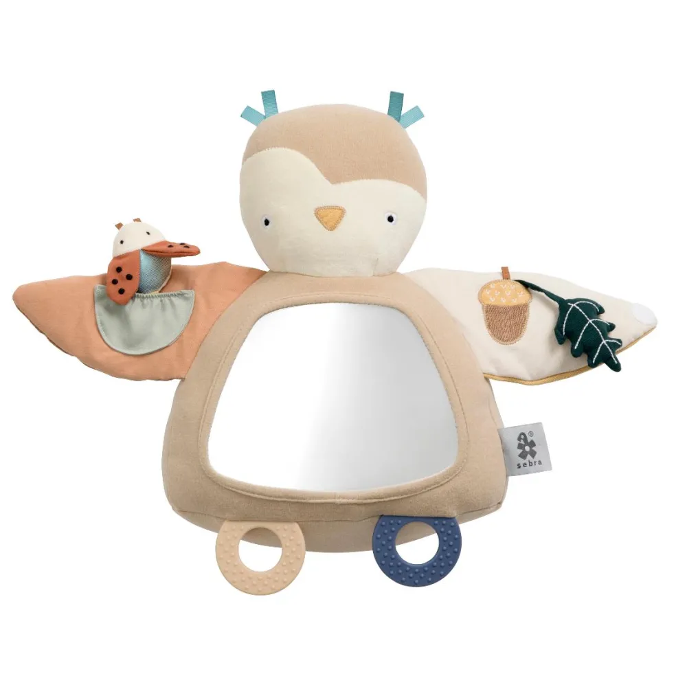 activity_toy_blinky_the_o_0.webp Kids Sebra Interior Cuddly Toys | Baby Toys>Activity toy, Blinky the owl, maple beige – Sebra
