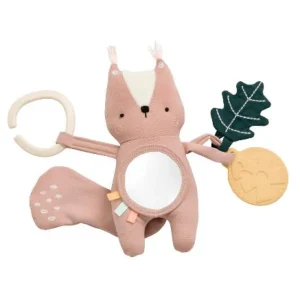 Kids Sebra Interior Cuddly Toys | Baby Toys>Activity toy, Zappy the squirrel, misty rose – Sebra