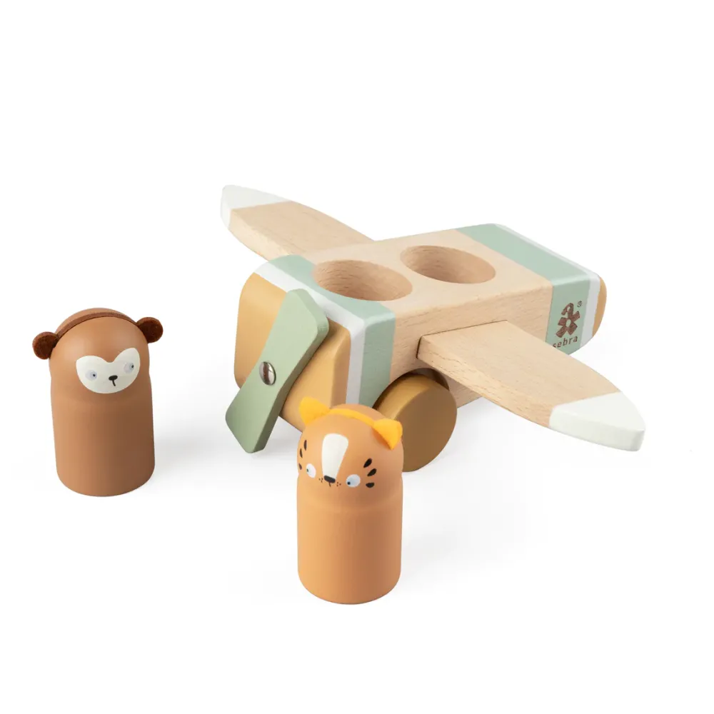 airplane_wildlife__sebra_0.webp Kids Sebra Interior Wooden Toys | Cars And Road Ways>Airplane Wildlife – Sebra