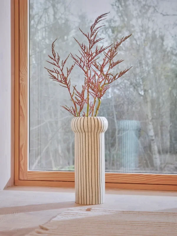 OYOY Ceramics And Vases>Aki Vase, Dark Green –