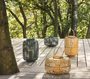 Villa Collection Outdoor>Alia Lantern, Dark Green 25 cm –
