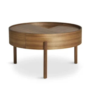 Woud Tables>Arc Coffee Table 66 cm, Walnut –