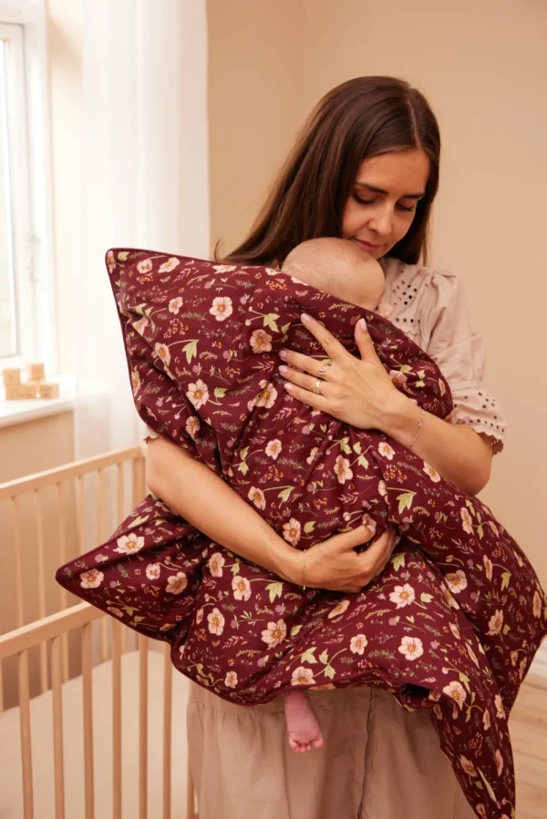 Kids FILIBABBA Baby And Kids Bedding>Baby bed linen GOTS Fall Flowers –