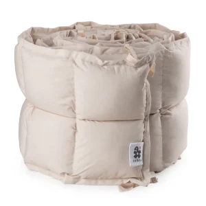 Kids Sebra Interior Bed Bumpers>Baby bumper, Kapok Birchbark rose L – Sebra