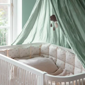 Kids Sebra Interior Bed Bumpers>Baby bumper, Kapok Sophora Leaves – Sebra