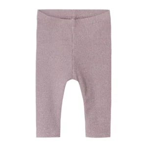Kids Name It Baby Girl>Baby Leggings Elderberry –
