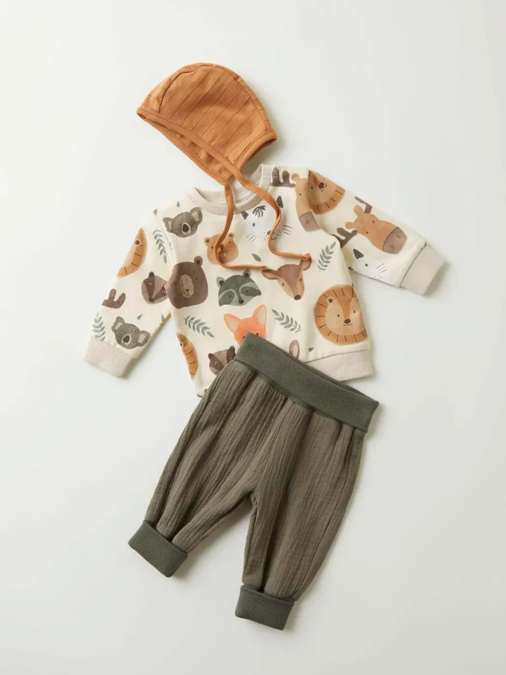 baby_sweatshirt_animals_s_1.webp Kids/BOY Name It Baby Girl | Baby Boy>Baby Sweatshirt Animals, Sand –
