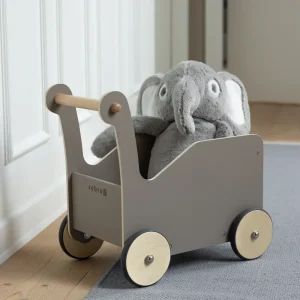 Kids Sebra Interior Wooden Toys>Baby walker, jetty beige – Sebra