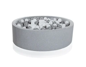 Kids Kidkii Ball Pits>Ball Pit Light Grey 400 White / Grey 120 × 40 cm –