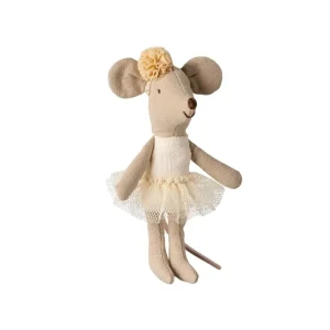 Kids Maileg Doll Accessories>Ballerina mouse, Little sister Off White –