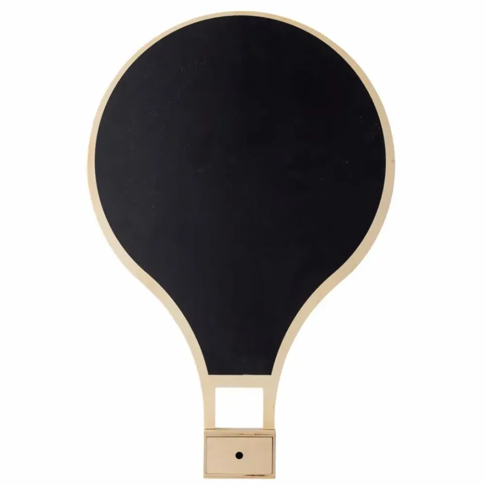 balloon_wooden_blackboard_0.webp Kids Bloomingville Mini Creativity>Balloon Wooden Blackboard, Black – Bloomingville