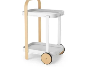 Nordichaus Tables | Storage Shelves>Bar trolley 80 x 53 cm, Nature/White