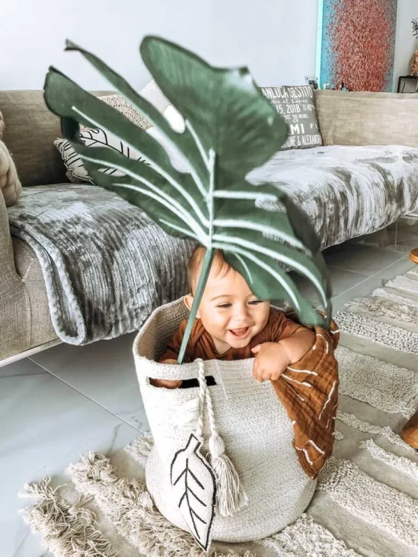 Kids Lorena Canals Storage | Storage>Basket Leaf Natural –