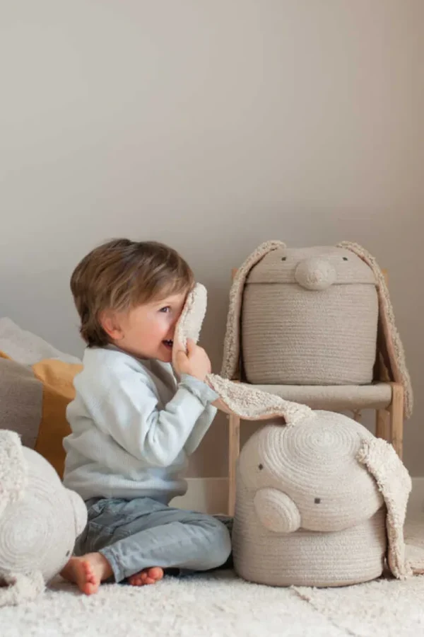 Kids Lorena Canals Storage>Basket Rita the Rabbit –