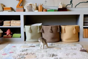 Lorena Canals Storage>Basket Woody Soil Brown –