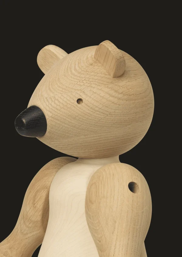 Kay Bojesen Denmark Design Figures>Bear Medium Oak / Maple – Kay Bojesen
