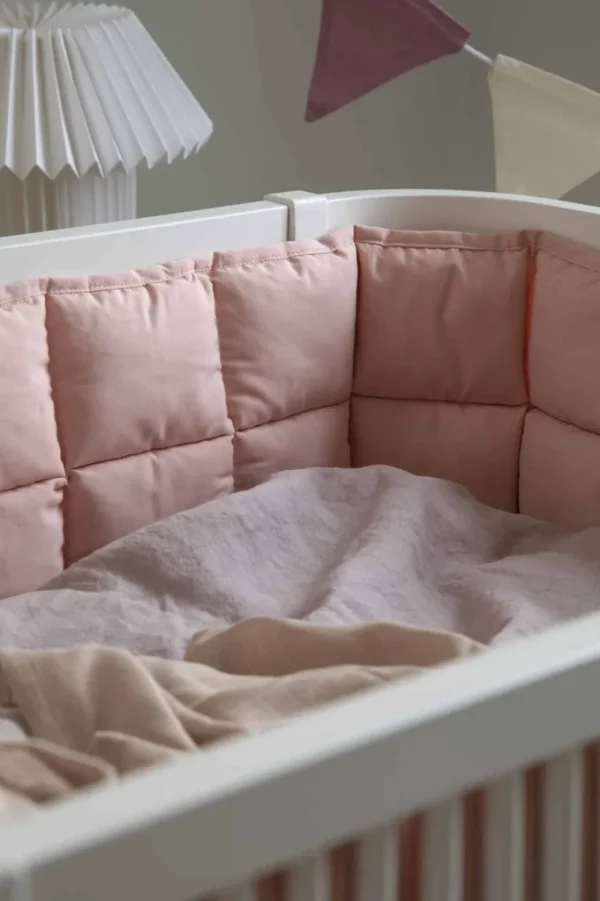 Kids Sebra Interior Bed Bumpers>Bed Bumper Kapok, Blossom Pink – Sebra