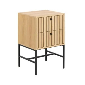 AC Design Furniture Storage Shelves | Bedroom>Bedside table Albany, brown – AC Design