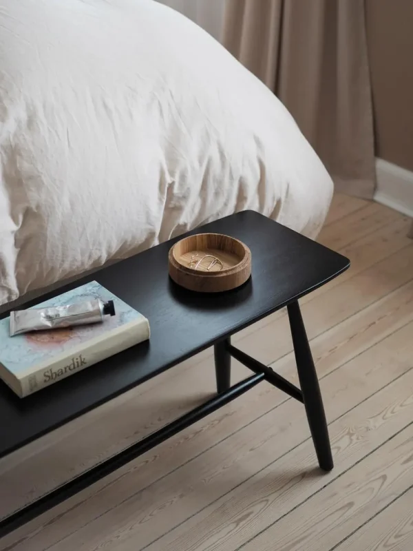 Villa Collection Benches | Bedroom>Bench Bast 90 x 45 cm, Black –