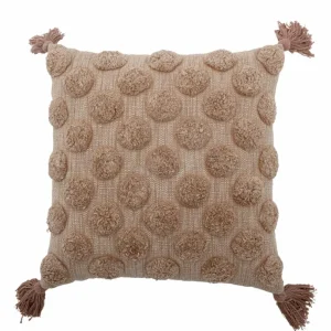 Bloomingville Textiles>Binette Cushion, Brown, Cotton –