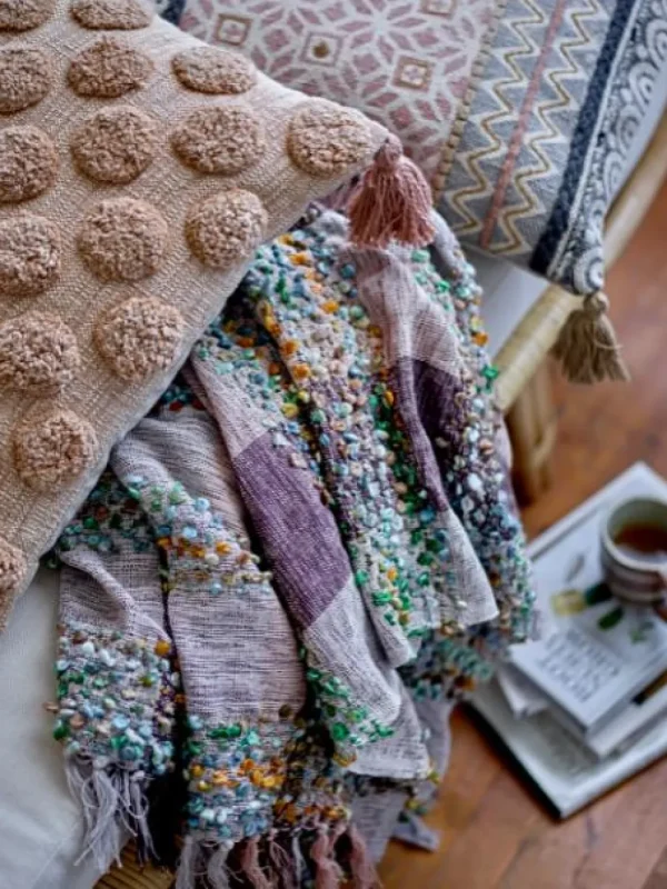 Bloomingville Textiles>Binette Cushion, Brown, Cotton –