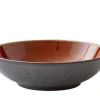 Bitz Kitchen>pasta plates 6 pieces, black amber