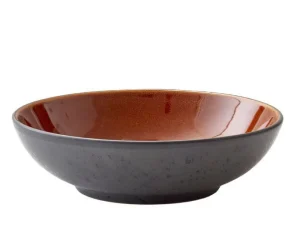 Bitz Kitchen>pasta plates 6 pieces, black amber