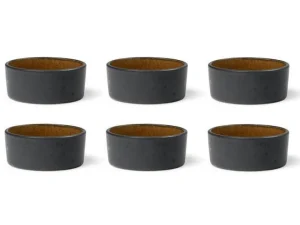 Bitz Kitchen>snack bowl Ø 7.5 cm 6 pieces, black, yellow