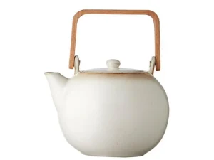 Bitz Kitchen>teapot 1.2 L, cream / brown