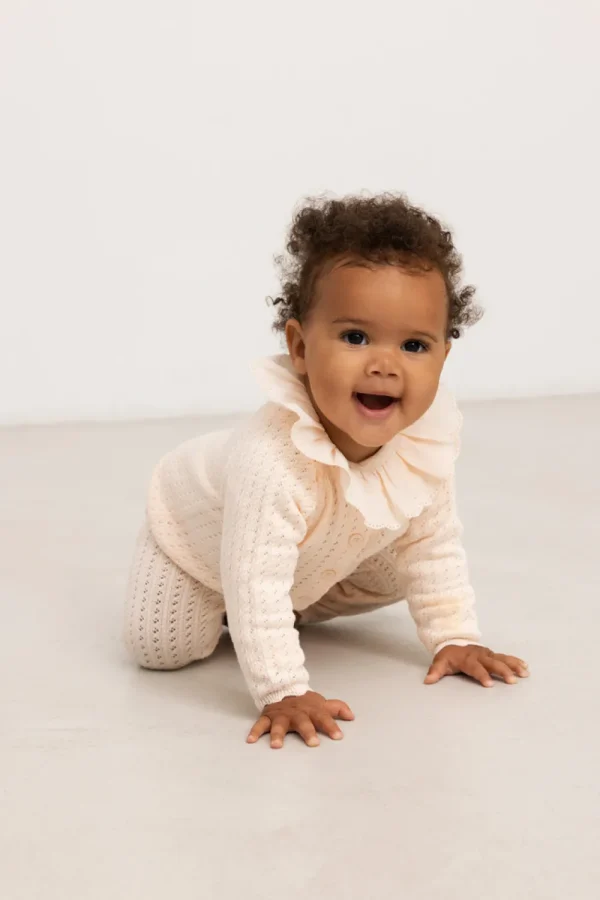Kids Marmar Copenhagen Baby Girl>Body Becki Frill, Modal Fine Rose – Marmar