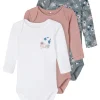 Kids Name It Baby Girl>Body 3-Pack Flowers –