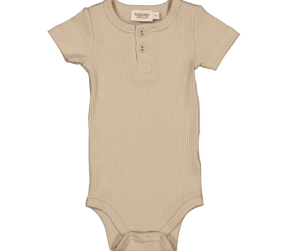 body_short_sleeves_stone__0.webp Kids/BOY Marmar Copenhagen Baby Girl | Baby Boy>Body Short Sleeves, Stone Wall – Marmar