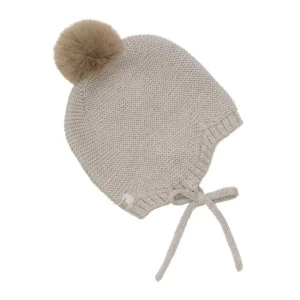 Kids/BOY Huttelihut Baby Girl | Baby Boy>Bonnet Merino Wool Knit w. Pompom –