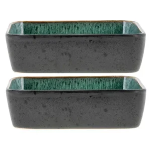 Bitz Kitchen>Bowl Gastro 28 cm, 2 pieces, Green/Black –