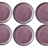 Bitz Kitchen>Breakfast and dessert plates 6 pieces, purple –
