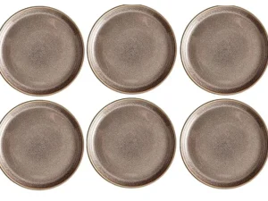 Bitz Kitchen>Breakfast and dessert plates 6 pieces, grey –