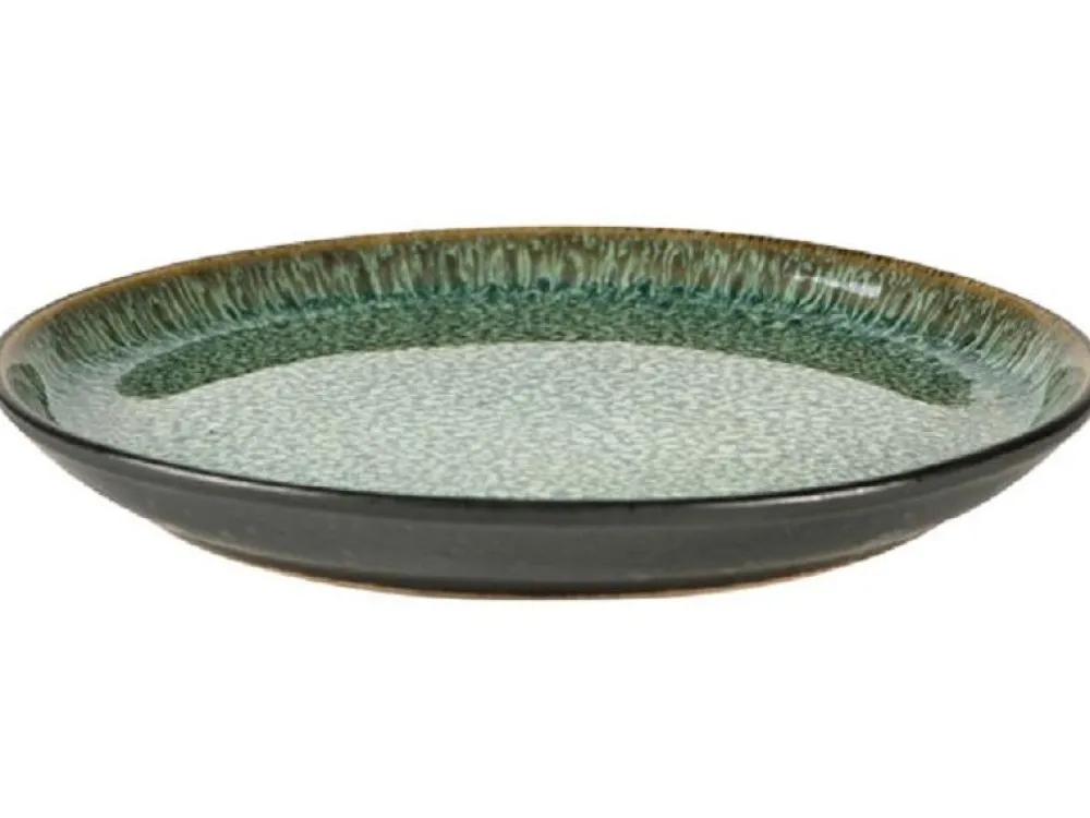 breakfast_and_dessert_pla_2.webp Bitz Kitchen>Breakfast and dessert plates 6 pieces, green / black –