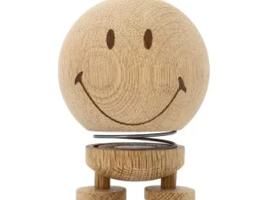 Hoptimist Design Figures>Bumble Smiley Oak M 9,5 cm, Natural –