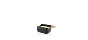 Eva Solo Kitchen>Butter Dish with oak lid, Black –