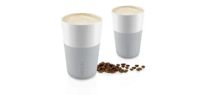 Eva Solo Kitchen>Cafe Latte Mugs, 2 pcs Light Grey –