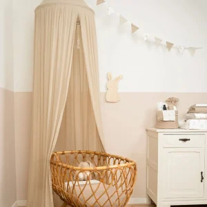 Kids Little Dutch Bed Canopies>Canopy muslin Beige –