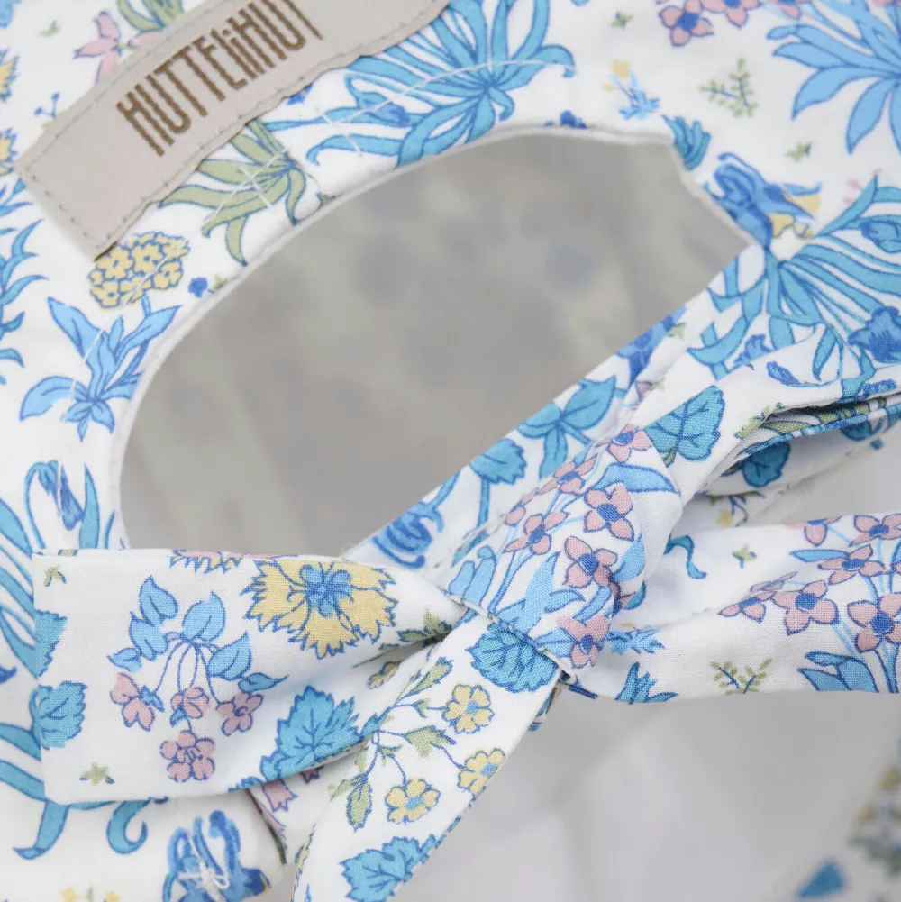 cap_in_liberty_fabric_sof_1.webp Kids Huttelihut Baby Girl>Cap in Liberty Fabric, Soft Chambray –