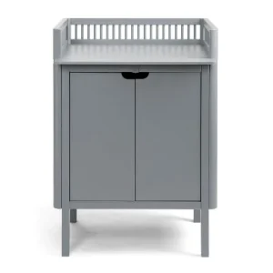 Kids Sebra Interior Kids Furniture>Changing Table, doors, classic grey – Sebra