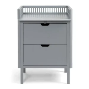 Kids Sebra Interior Kids Furniture>Changing Table, Drawers, classic grey – Sebra