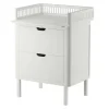 Kids Sebra Interior Kids Furniture>Changing table, drawers, white – Sebra