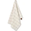 Humdakin Textiles | Kitchen>Check Tea towel, Brown Sugar –