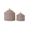 Kids OYOY Mini Storage>Circus Baskets, Set of 2 Blue –