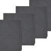Södahl Kitchen>Cloth napkins Damask 4 pieces, Black –