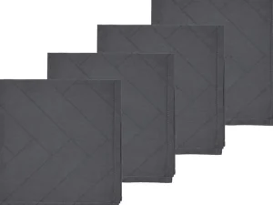 Södahl Kitchen>Cloth napkins Damask 4 pieces, Black –